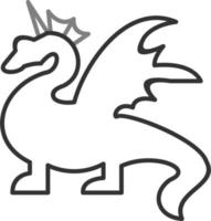 Dragon Vector Icon