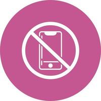 No cellphone Vector Icon