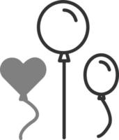 Balloons Vector Icon