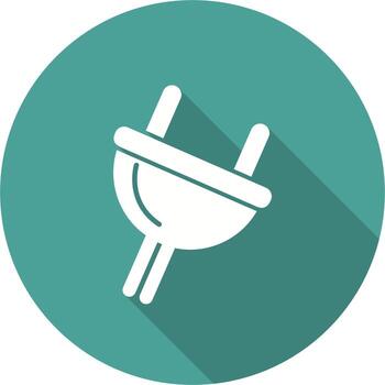 icono de vector de enchufe