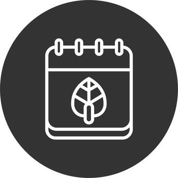 icono de vector de hoja