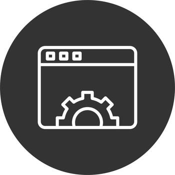 icono de vector de optimización web