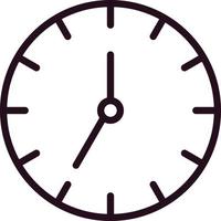 icono de vector de reloj de pared