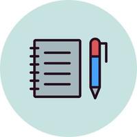 Notebook Vector Icon