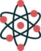 Atomic Structure Vector Icon