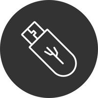 icono de vector de unidad usb