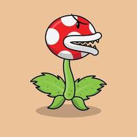 Monster Flower Game vector