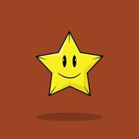 súper estrella juego vector