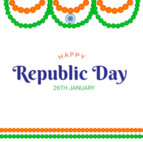 Lycklig republik dag Indien 26 januari png