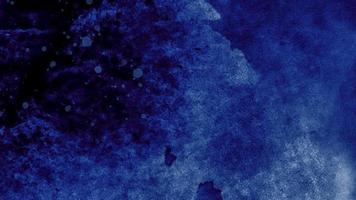 Artistic hand painted multi layered dark blue background. Navy blue watercolor. Winter blue sky with stars background. Bokeh light. Abstract grunge background. Blur sparkles background. Water bubbles. photo