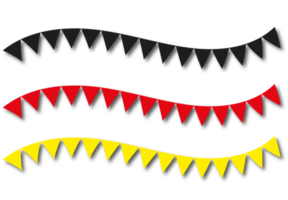 German flag decoration png