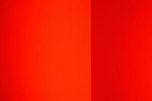 Illuminated Light on Red Wall. photo