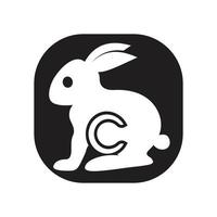 Rabbit vector icon illustration design