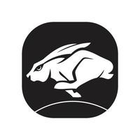 Rabbit vector icon illustration design