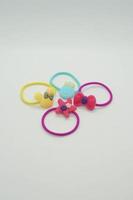 cute cartoon character baby hair band with a white background. photo