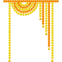 Toran goudsbloem decoratie diwali karwa choth Indisch festivals png
