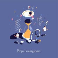 Project Management Abstract Background vector