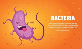 bacterias y virus póster vector