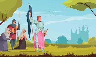 Historical People Illustration vector