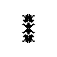 Spinal cord icon. Simple style spinal curvature poster background symbol. Spinal cord brand logo design element. Spinal cord t-shirt printing. vector for sticker.