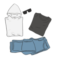 flat lay fashion outfit png