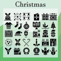 Navidad gratis icono paquete descargar vector