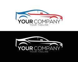 Super Car And Sports Vehicle Logo Design Concept Vector Icon.