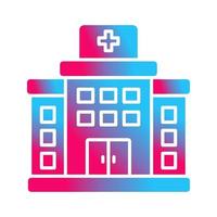 icono de vector de hospital