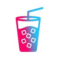 Cold Drink Vector Icon