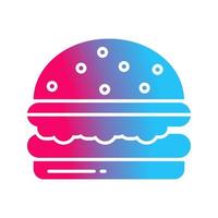 icono de vector de hamburguesa