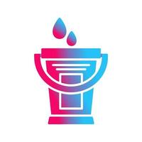 Water Bucket Vector Icon