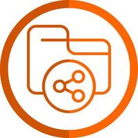 Shared Folder Vector Icon