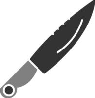 icono de vector de cuchillo