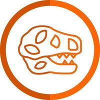 Tyrannosaurus Vector Icon