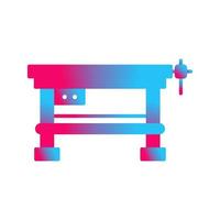 Work Bench Vector Icon