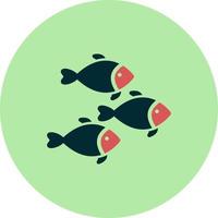 peces vector icono