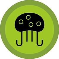 diseño de icono de vector de medusas