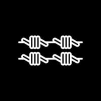 Barbed Wire Vector Icon Design