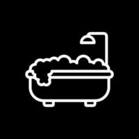 Bathtub Vector Icon Design