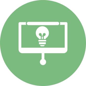 icono de vector de presentación