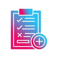 Medical Examination List Vector Icon