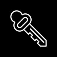 Room Key Vector Icon Design