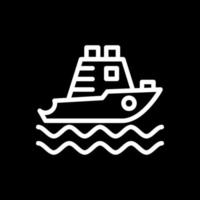 Yatch Vector Icon Design