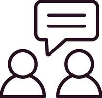 Conversation Vector Icon