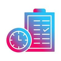 Time Planing Vector Icon