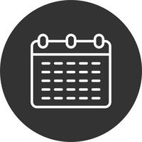 Monthly Calendar Vector Icon
