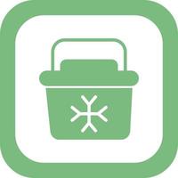 Portable Fridge Vector Icon