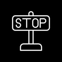 Stop Vector Icon Design