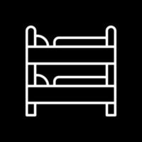 Bunk Bed Vector Icon Design