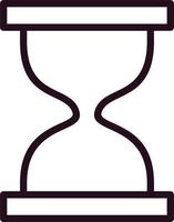 icono de vector de reloj de arena